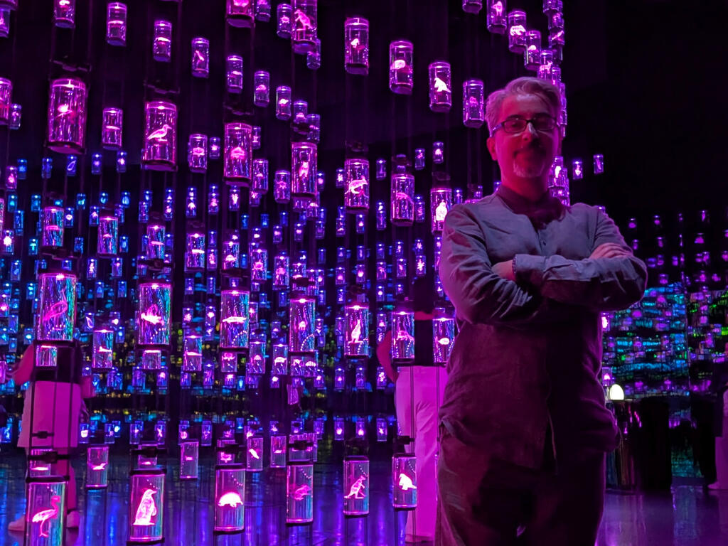 Simone Dongu at The Museum of The Future, Dubai 2024 Simone Dongu at The Museum of The Future, Dubai 2024