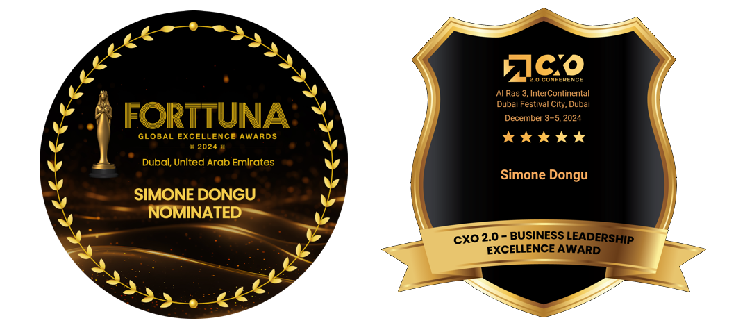 Simone Dongu's Certifications & Nominations Simone Dongu's Certifications & Nominations